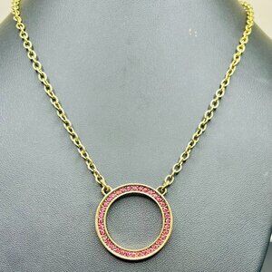 Heidi Daus Pink Swarovski Crystal Necklace